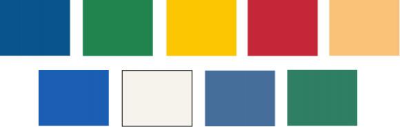 Nuancier portemanteaux aluminium