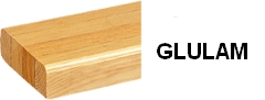 Glulam slat