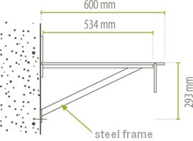 Wall vanity unit