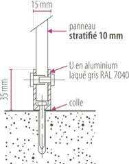 refend stratifié 10 mm 